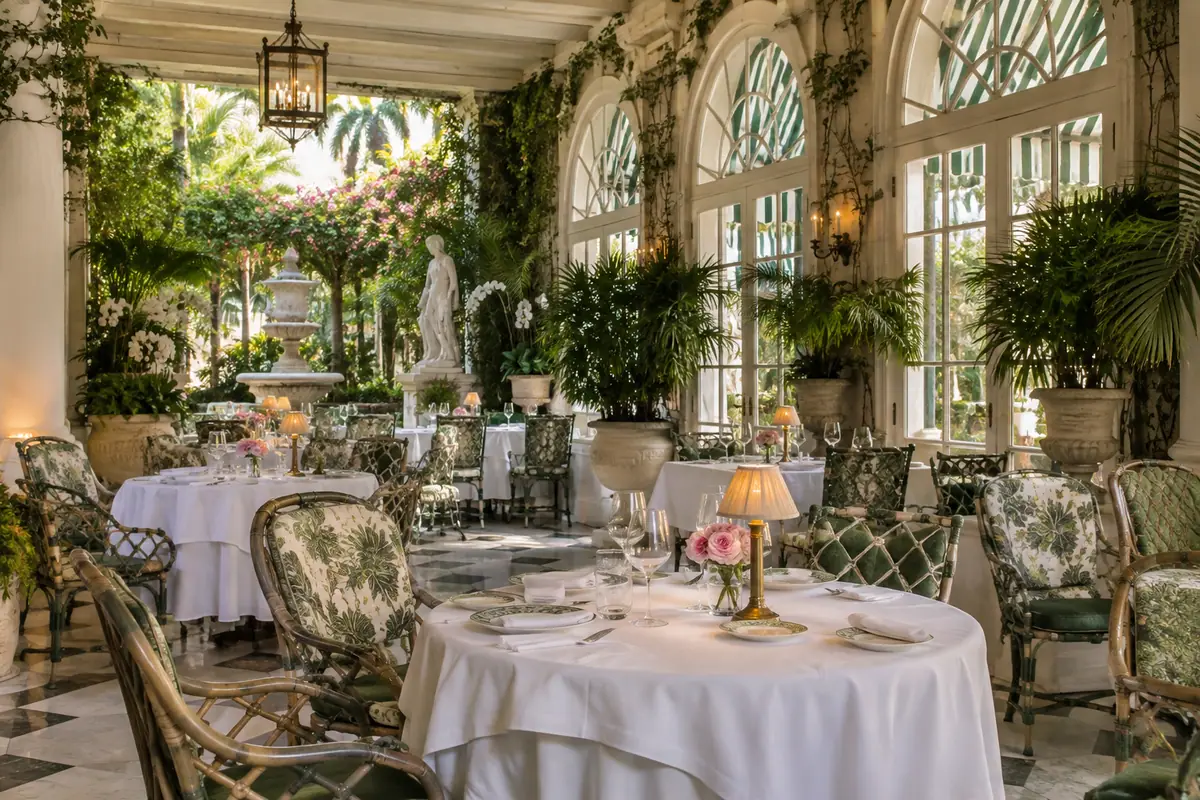Photoreal travel-editorial view of The House in West Palm Beach, Florida